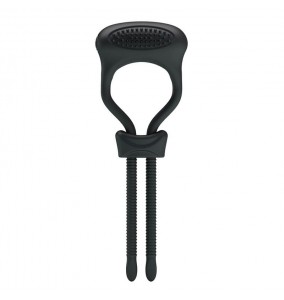 PRETTY LOVE - Male Delay Adjustable Cock Ring (Battery - Black)
